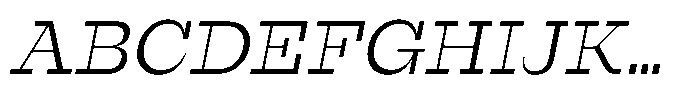 Westype Westy Italic Font UPPERCASE
