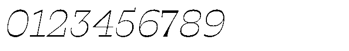 Westype Westy Light Italic Font OTHER CHARS