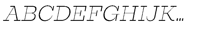 Westype Westy Light Italic Font UPPERCASE