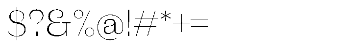 Westype Westy Light Font OTHER CHARS