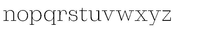 Westype Westy Light Font LOWERCASE