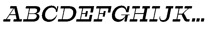 Westype Westy Medium Italic Font UPPERCASE