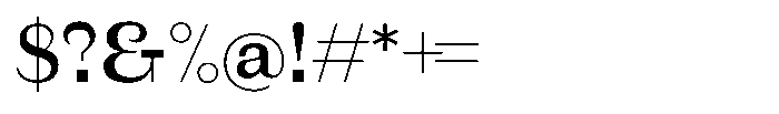 Westype Westy Medium Font OTHER CHARS