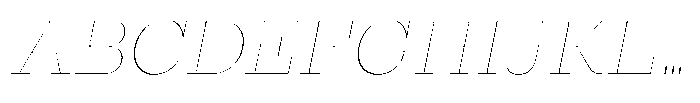 Westype Westy Thin Italic Font UPPERCASE