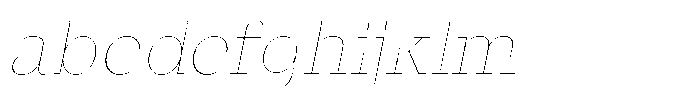 Westype Westy Thin Italic FONT