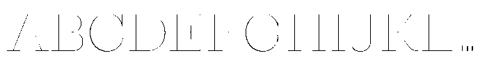 Westype Westy Thin Font UPPERCASE