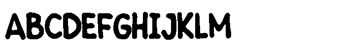 Wet Marker Font UPPERCASE