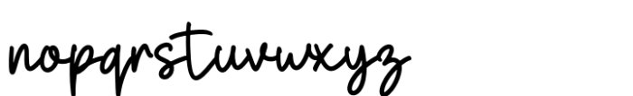 Wetricia Font LOWERCASE