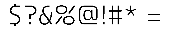 FC Crimp 110 X Condensed Light Font OTHER CHARS