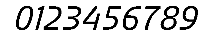 FC Crimp 131 X Condensed Medium Italic Font OTHER CHARS