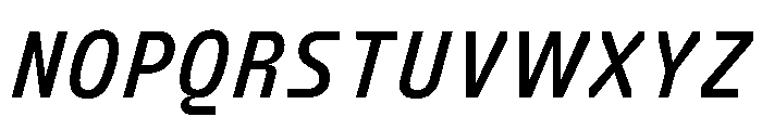 FC Crimp 141 X Condensed Bold Italic Font UPPERCASE