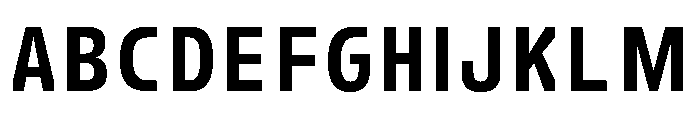 FC Crimp 150 X Condensed Extra Bold Font UPPERCASE