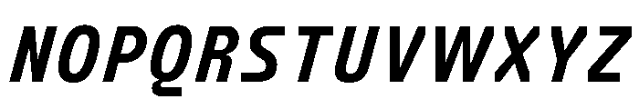 FC Crimp 151 X Condensed Extra Bold Italic Font UPPERCASE
