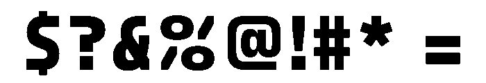 FC Crimp 160 X Condensed Black Font OTHER CHARS