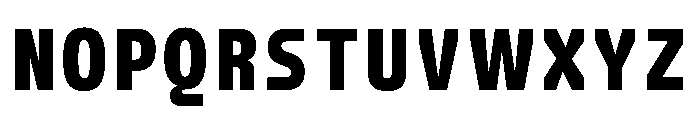 FC Crimp 160 X Condensed Black Font UPPERCASE