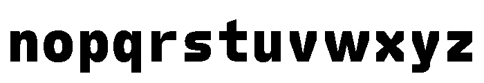 FC Crimp 160 X Condensed Black Font LOWERCASE