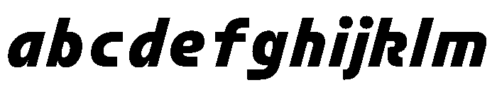 FC Crimp 161 X Condensed Black Italic FONT