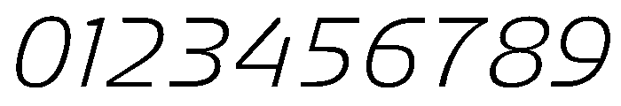 FC Crimp 211 Condensed Light Italic Font OTHER CHARS