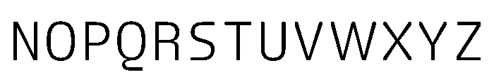 FC Crimp 220 Condensed Regular Font UPPERCASE