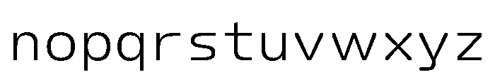 FC Crimp 220 Condensed Regular Font LOWERCASE
