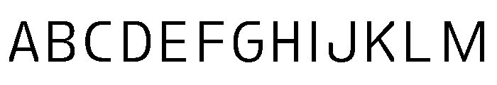 FC Crimp 220 Condensed Regular Font UPPERCASE