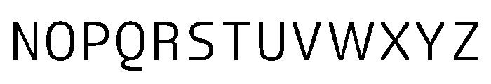 FC Crimp 220 Condensed Regular Font UPPERCASE