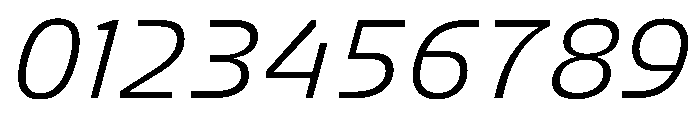 FC Crimp 221 Condensed Italic Font OTHER CHARS
