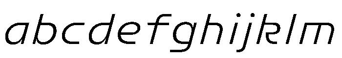 FC Crimp 221 Condensed Italic FONT