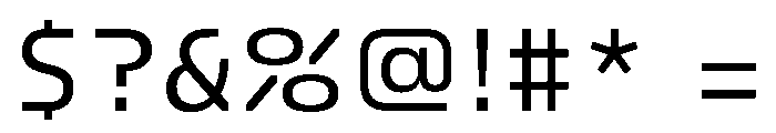 FC Crimp 230 Condensed Medium Font OTHER CHARS