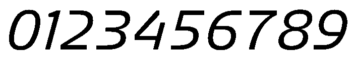 FC Crimp 231 Condensed Medium Italic Font OTHER CHARS