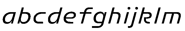 FC Crimp 231 Condensed Medium Italic FONT