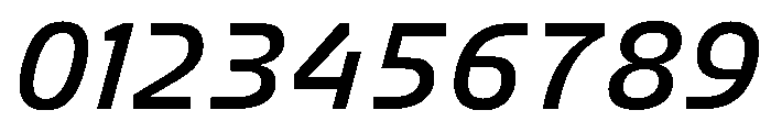 FC Crimp 241 Condensed Bold Italic Font OTHER CHARS