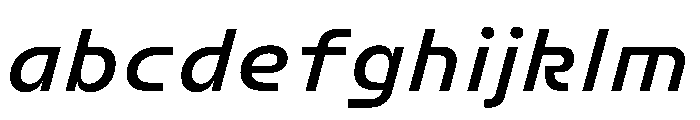 FC Crimp 241 Condensed Bold Italic FONT