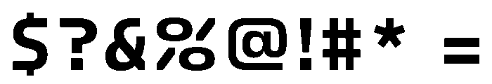 FC Crimp 250 Condensed Extra Bold Font OTHER CHARS