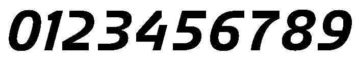 FC Crimp 251 Condensed Extra Bold Italic Font OTHER CHARS