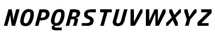FC Crimp 251 Condensed Extra Bold Italic Font UPPERCASE