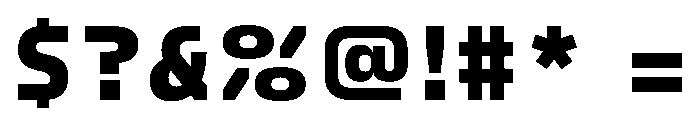 FC Crimp 260 Condensed Black Font OTHER CHARS