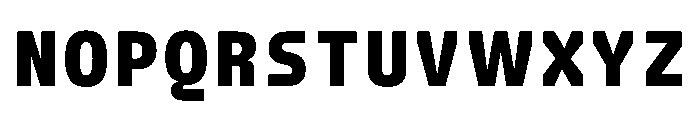 FC Crimp 260 Condensed Black Font UPPERCASE