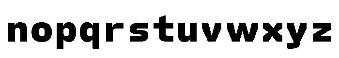 FC Crimp 260 Condensed Black Font LOWERCASE