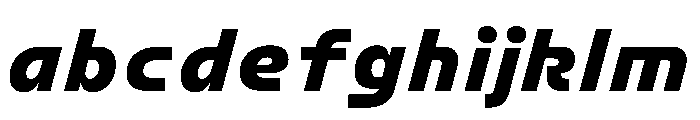 FC Crimp 261 Condensed Black Italic FONT