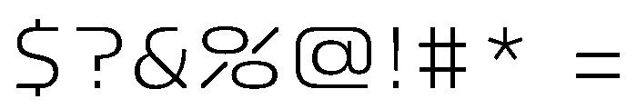 FC Crimp 310 Light Font OTHER CHARS