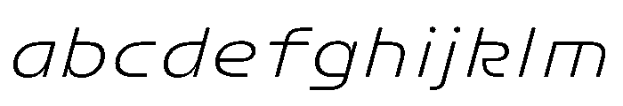 FC Crimp 311 Light Italic FONT