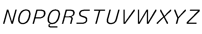 FC Crimp 321 Italic Font UPPERCASE