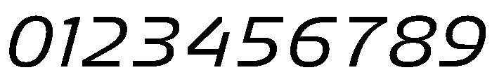 FC Crimp 331 Medium Italic Font OTHER CHARS