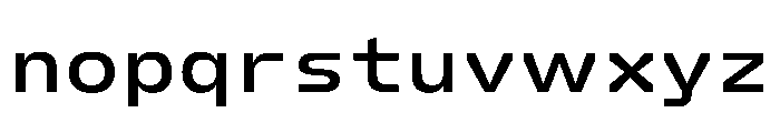 FC Crimp 340 Bold Font LOWERCASE
