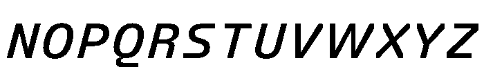 FC Crimp 341 Bold Italic Font UPPERCASE