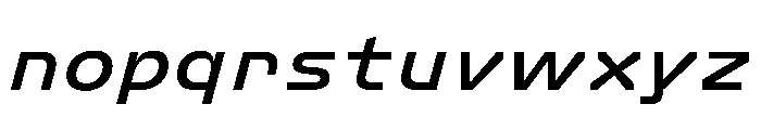 FC Crimp 341 Bold Italic Font LOWERCASE