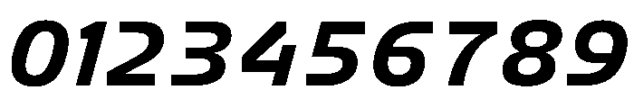 FC Crimp 351 Extra Bold Italic Font OTHER CHARS