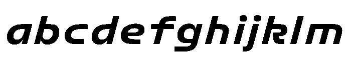FC Crimp 351 Extra Bold Italic FONT