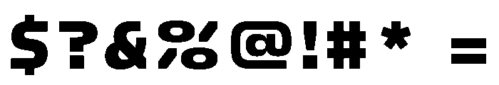 FC Crimp 360 Black Font OTHER CHARS